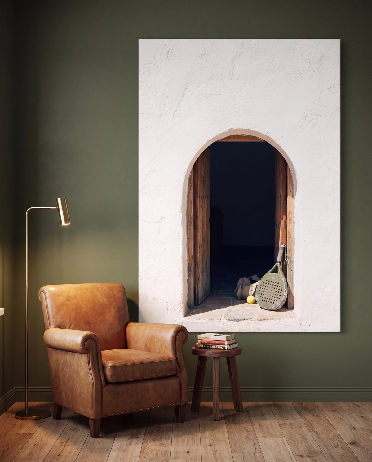 Siesta, hung as a canvas