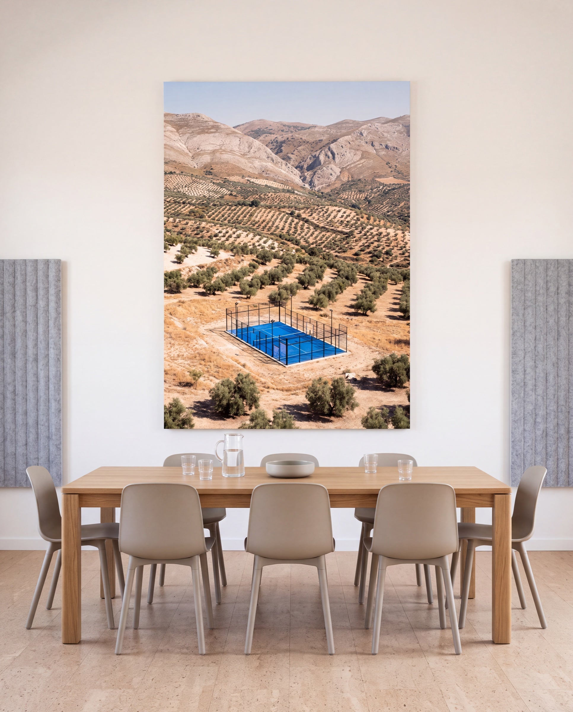 Sierra, hung as a canvas