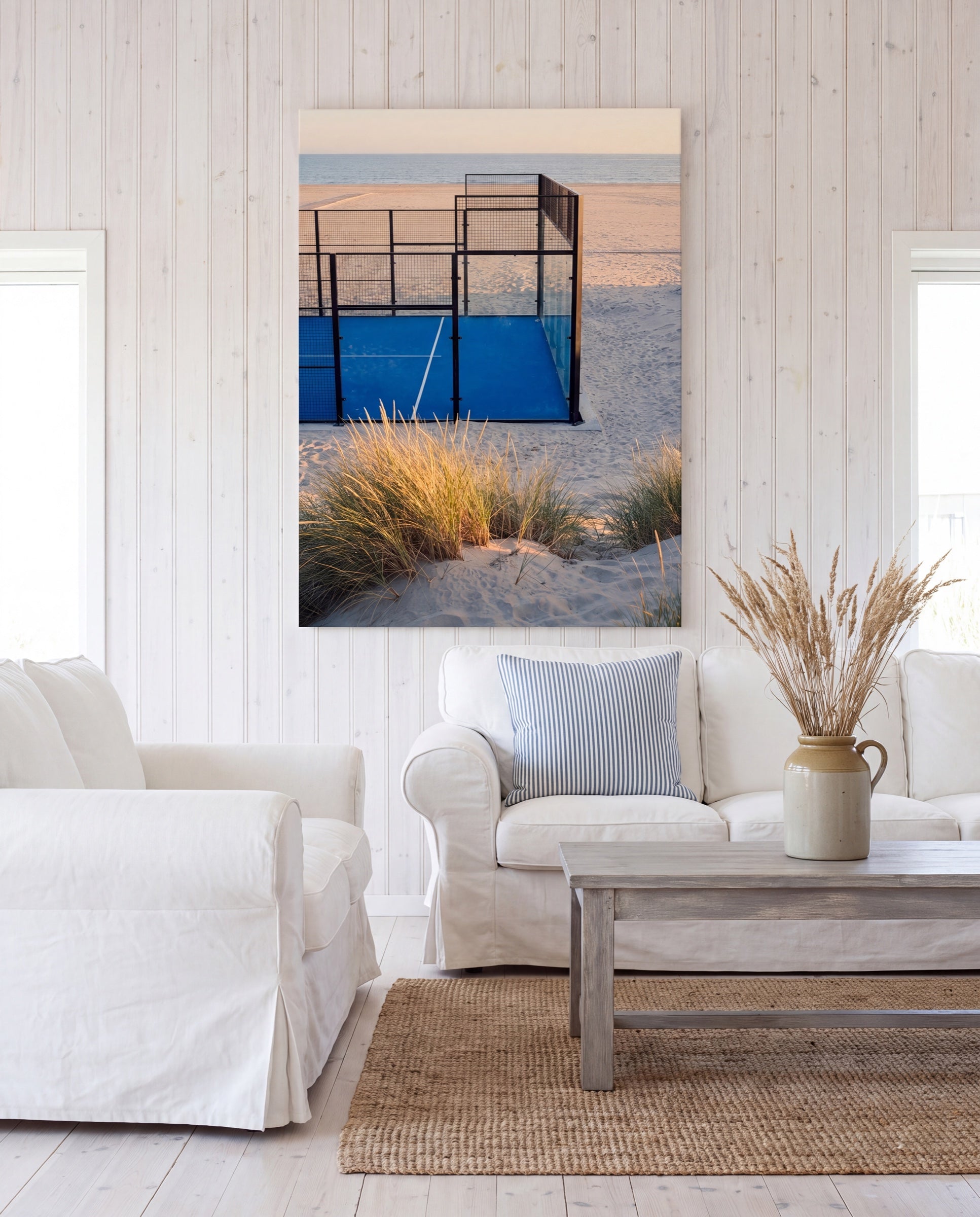 La Playa, hung as a canvas