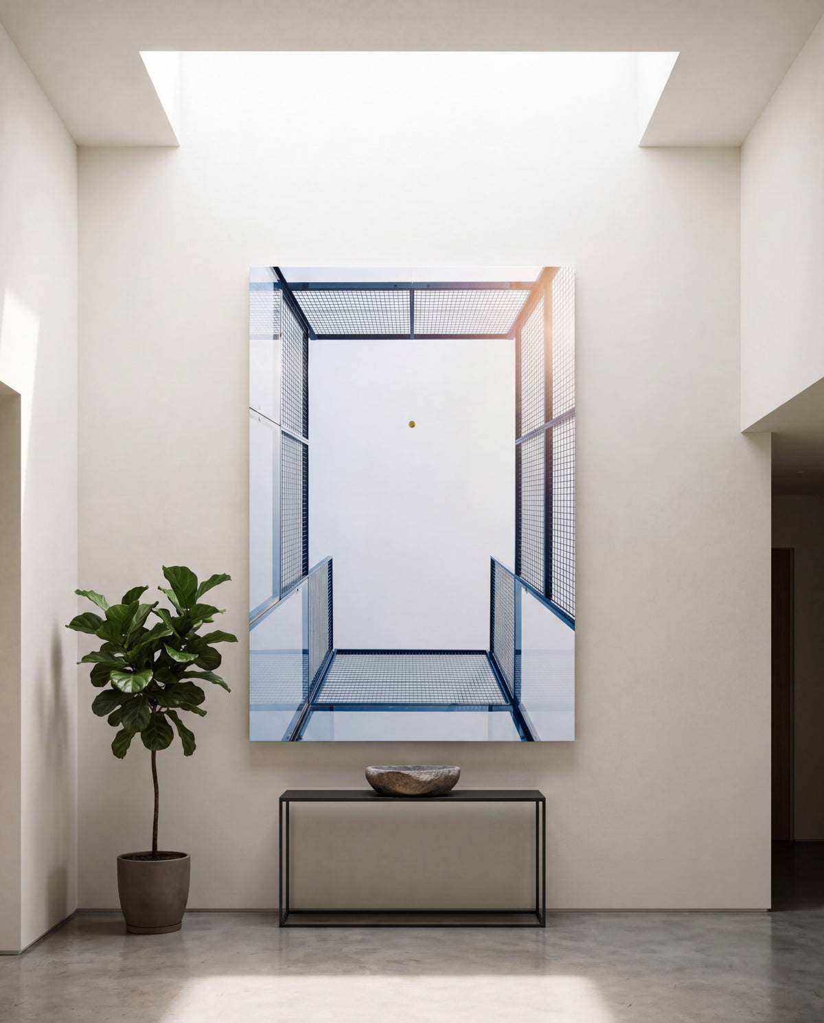Víbora, hung as a canvas