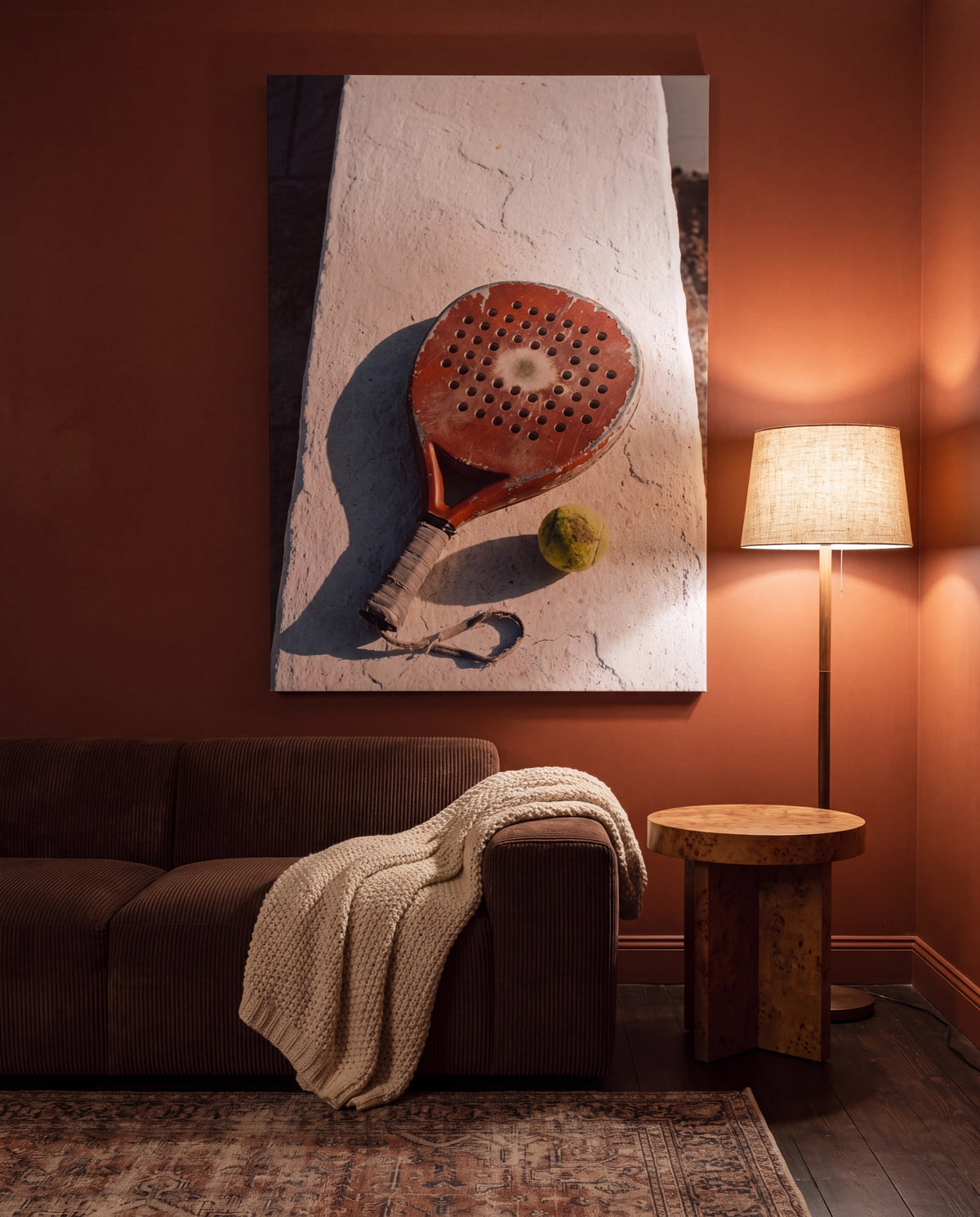Barro, hung as a canvas