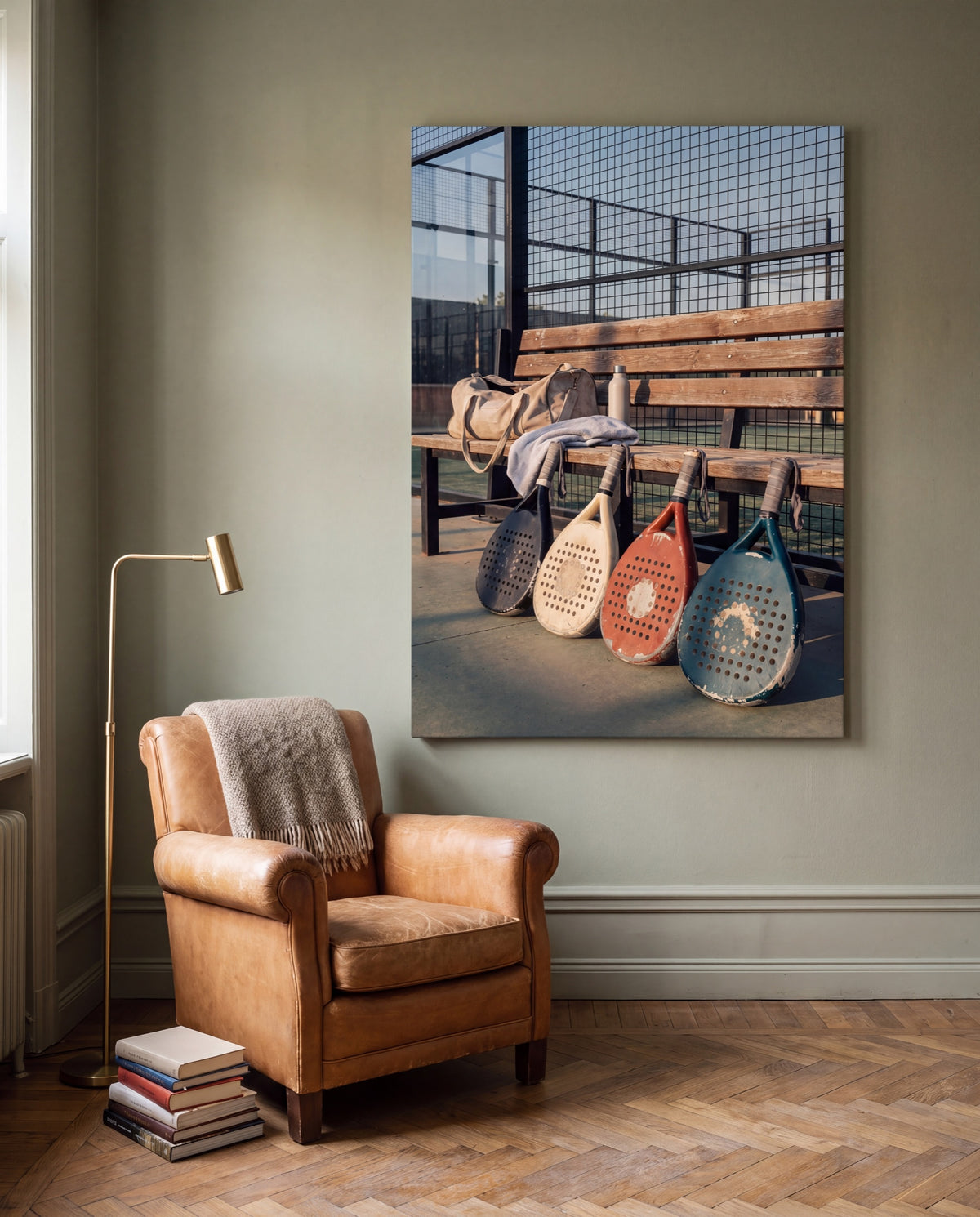 El Banco, hung as a canvas